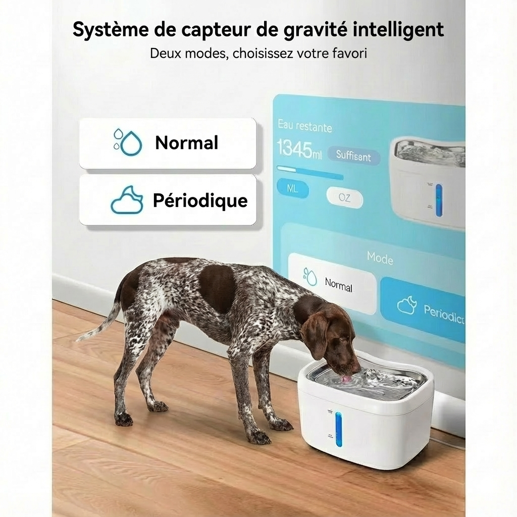 « De l'eau fraîche et filtrée, 24 heures sur 24 »